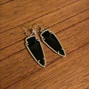 Kendra Scott sky black earrings